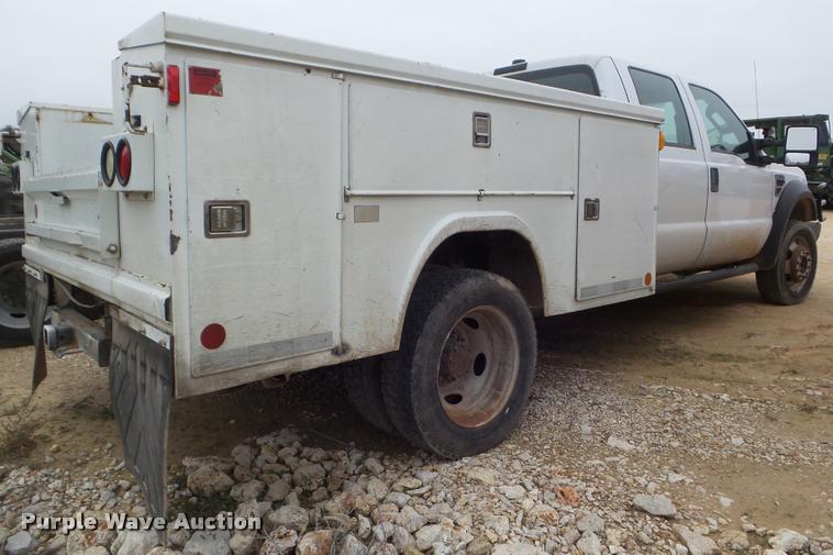 image for item DA5186 2008 Ford F550 Crew Cab utility truck