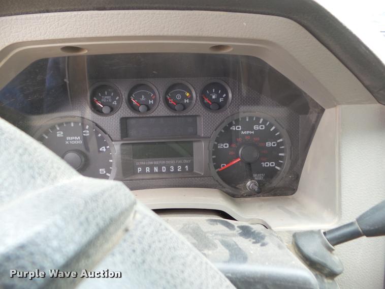 image for item DA5188 2008 Ford F450 Super Duty Crew Cab flatbed truck