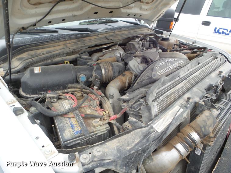 image for item DA5188 2008 Ford F450 Super Duty Crew Cab flatbed truck