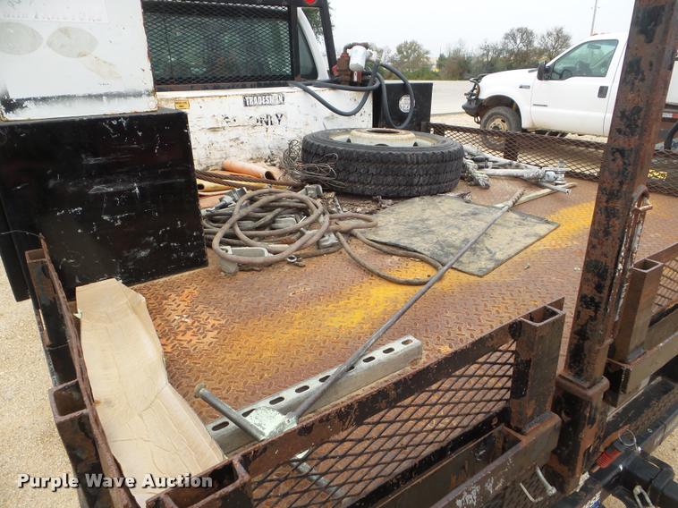 image for item DA5188 2008 Ford F450 Super Duty Crew Cab flatbed truck
