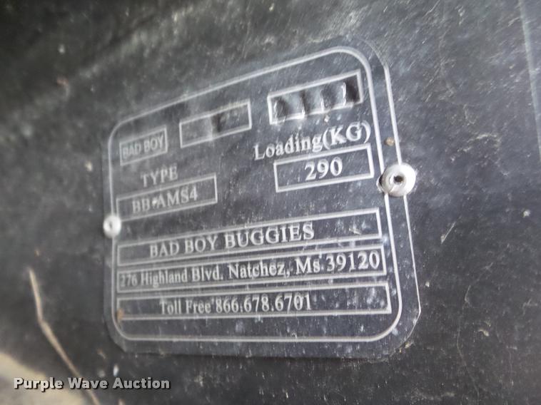 image for item DA5192 2008 Bad Boy shuttle golf cart