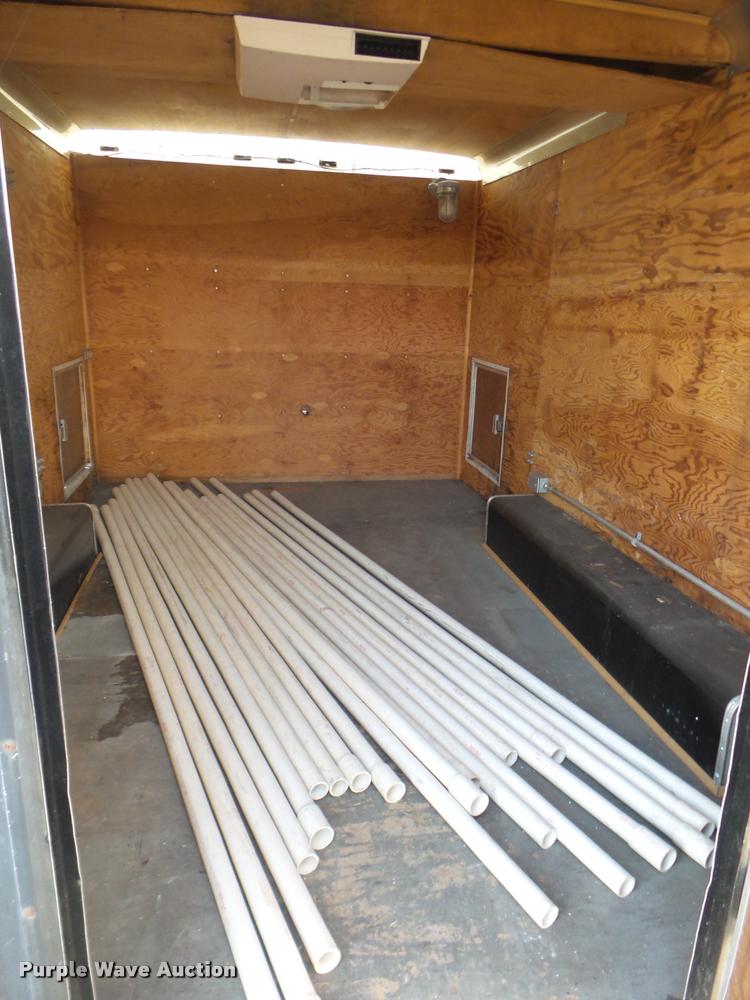 image for item DA5193 1990 Wells Cargo enclosed cargo trailer with generator