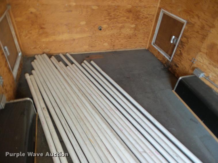 image for item DA5193 1990 Wells Cargo enclosed cargo trailer with generator