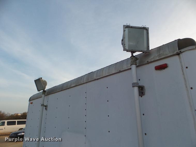 image for item DA5193 1990 Wells Cargo enclosed cargo trailer with generator