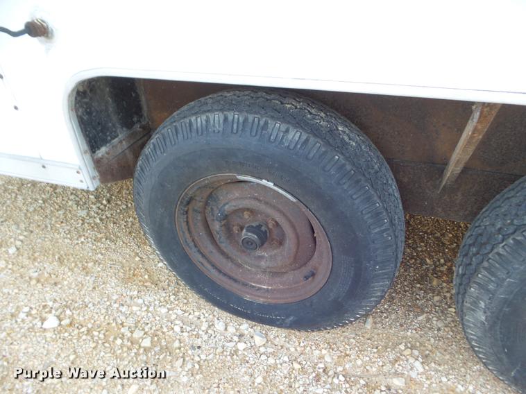 image for item DA5193 1990 Wells Cargo enclosed cargo trailer with generator