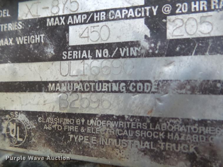 image for item DA5200 1995 Ez-go X1875 utility golf cart