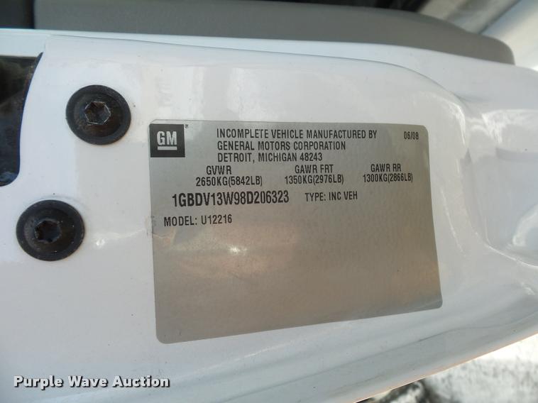 image for item DA5790 2008 Chevrolet Uplander Cargo van