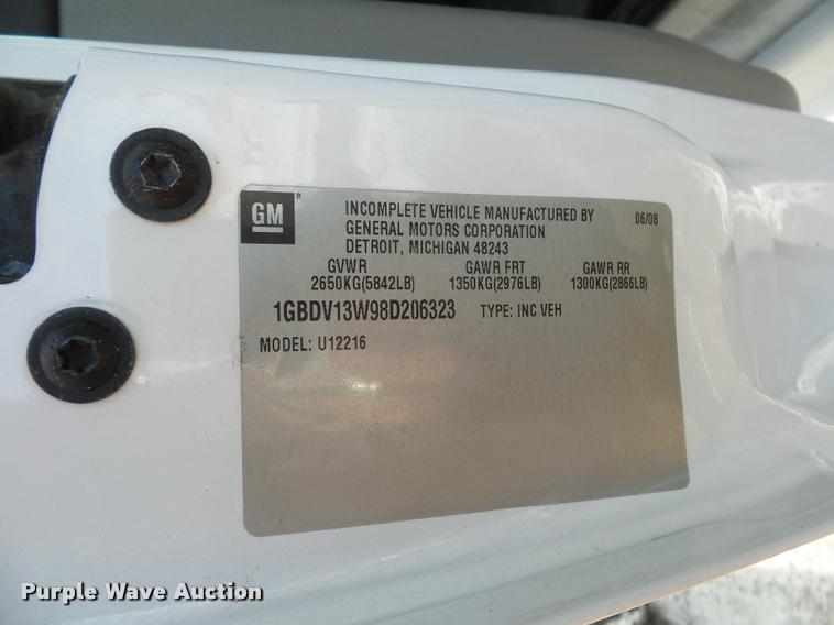 image for item DA5790 2008 Chevrolet Uplander Cargo van