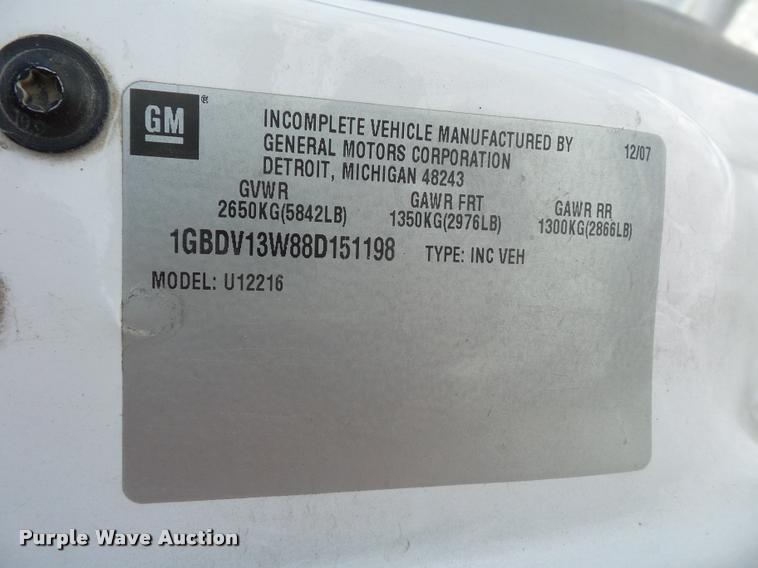 image for item DA5791 2008 Chevrolet Uplander Cargo van