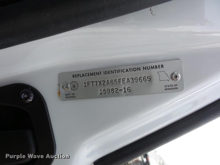 image for item DA5799 2015 Ford F250 Super Duty SuperCab pickup truck