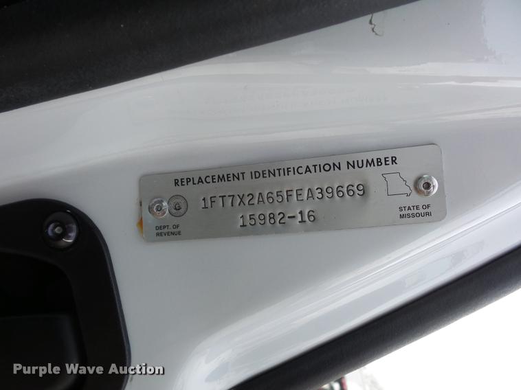 image for item DA5799 2015 Ford F250 Super Duty SuperCab pickup truck