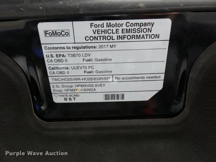 image for item DA5800 2017 Ford Fusion