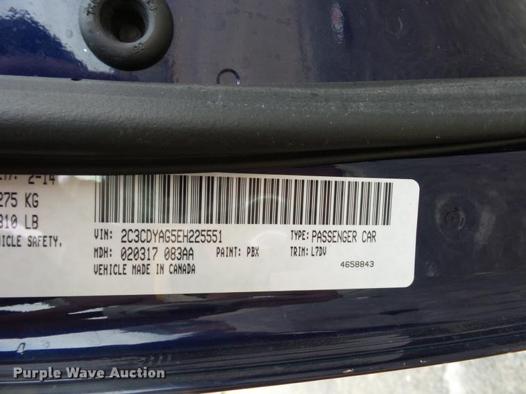 image for item DA5802 2014 Dodge Challenger