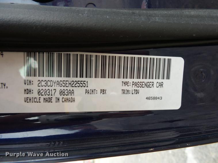 image for item DA5802 2014 Dodge Challenger