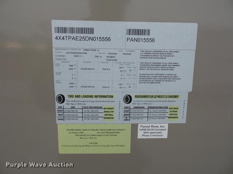 image for item DA5805 2013 Solaire Ultra-Lite camper