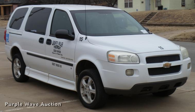 image for item DB2274 2008 Chevrolet Uplander Cargo van