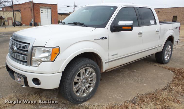 image for item DB2293 2012 Ford F150 Platinum SuperCrew pickup truck