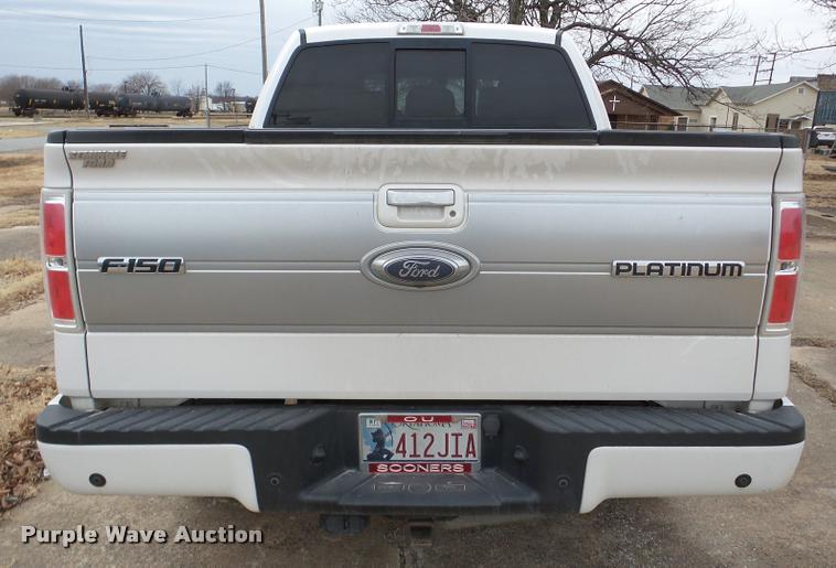 image for item DB2293 2012 Ford F150 Platinum SuperCrew pickup truck