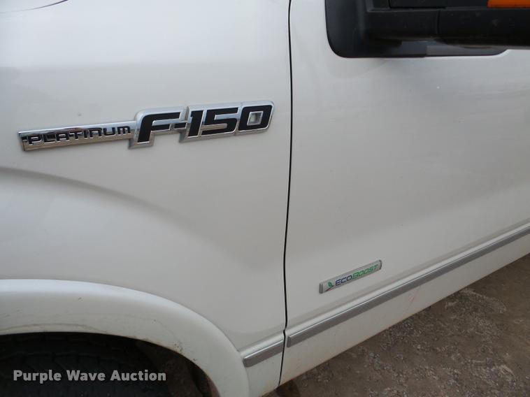 image for item DB2293 2012 Ford F150 Platinum SuperCrew pickup truck