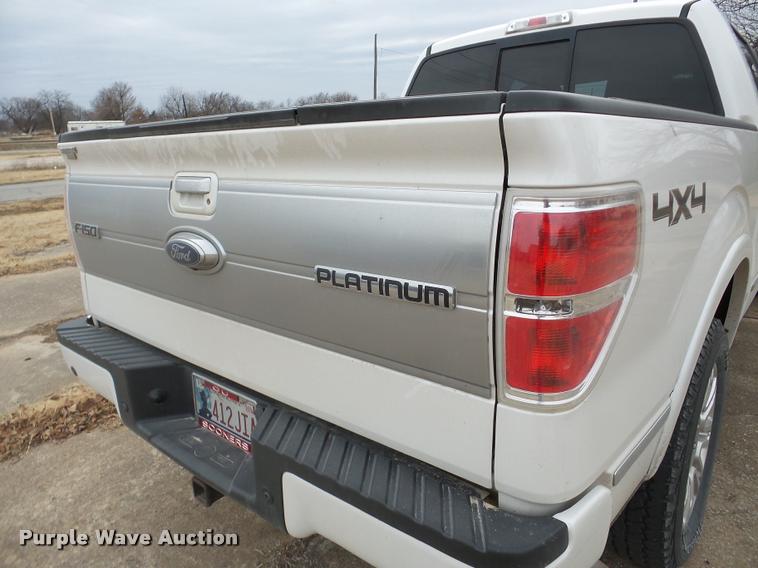 image for item DB2293 2012 Ford F150 Platinum SuperCrew pickup truck