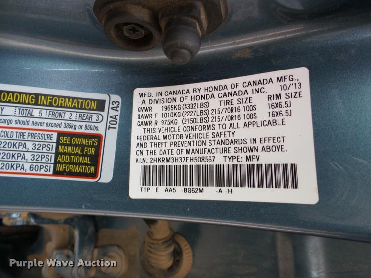 image for item DB2294 2014 Honda CR-V SUV