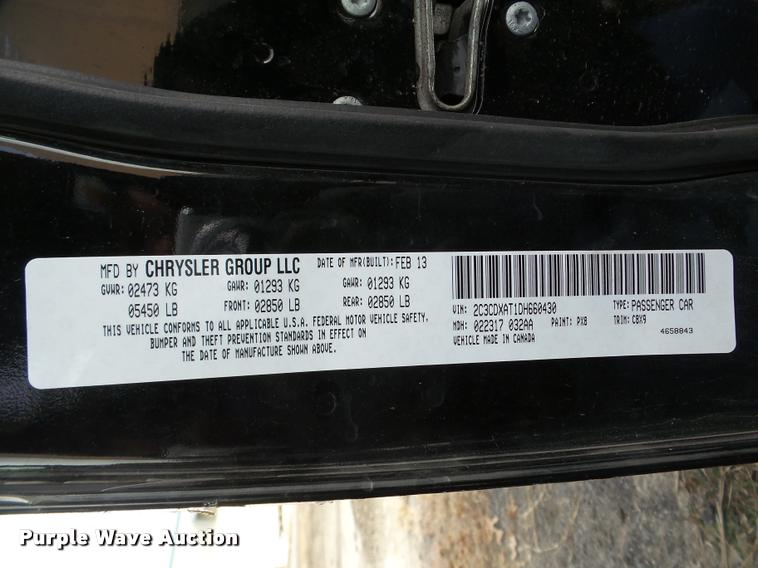 image for item DB5401 2013 Dodge Charger Police