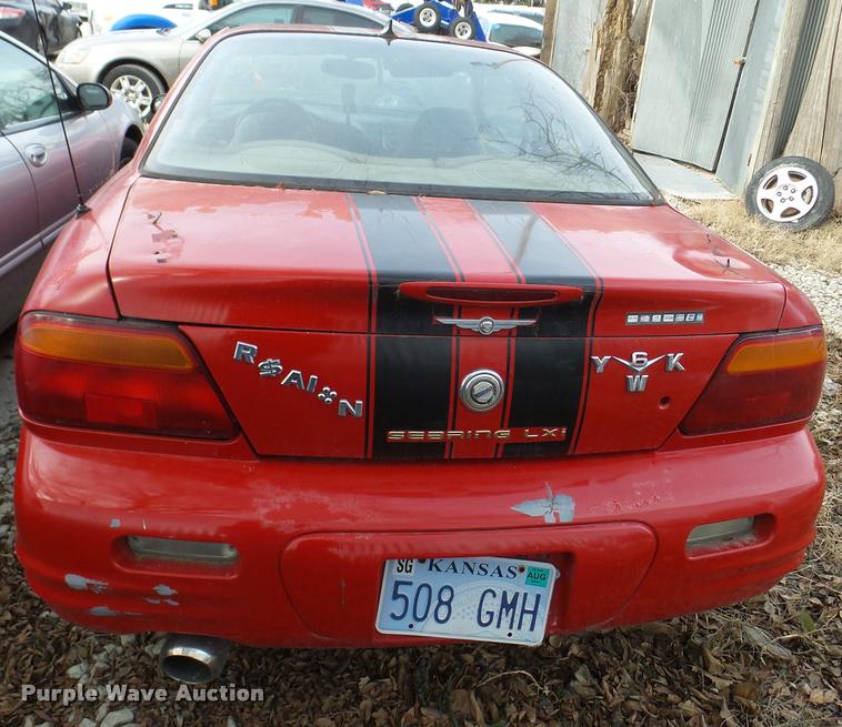 image for item DG9516 1997 Chrysler Sebring LXi