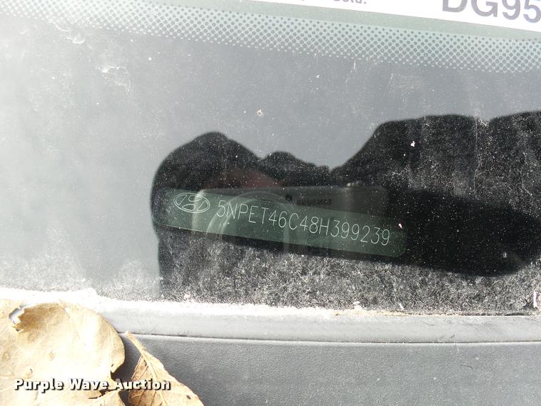 image for item DG9520 2008 Hyundai Sonata