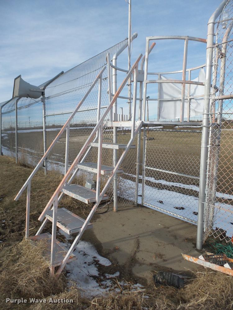 image for item F1752 12' chain link catch fence