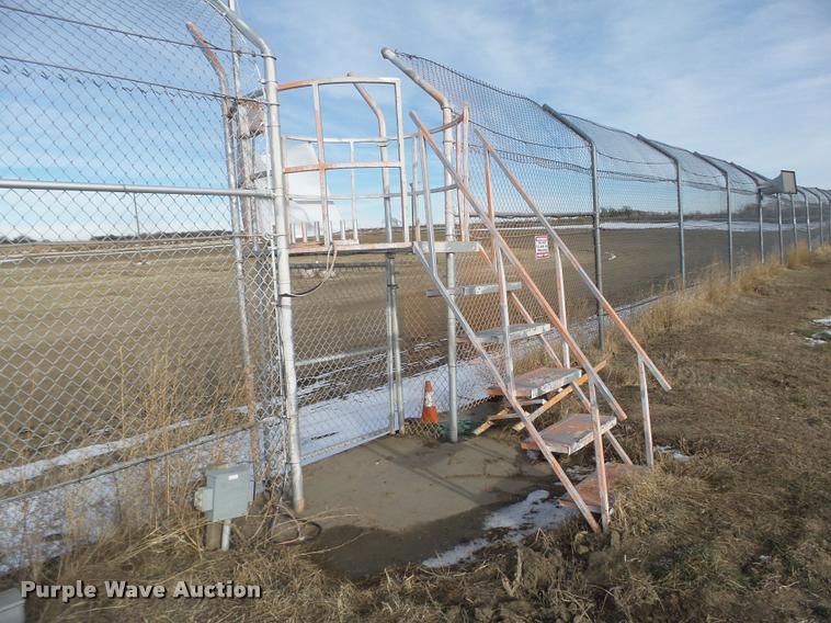 image for item F1752 12' chain link catch fence