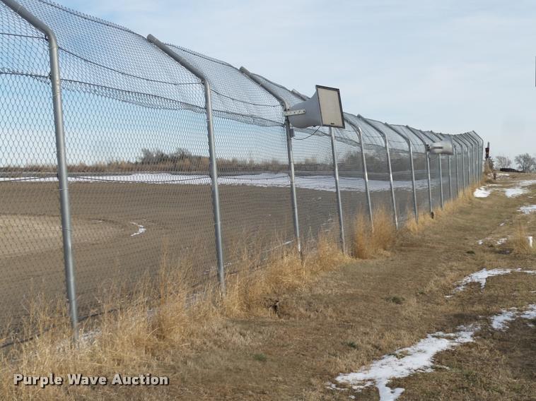 image for item F1752 12' chain link catch fence