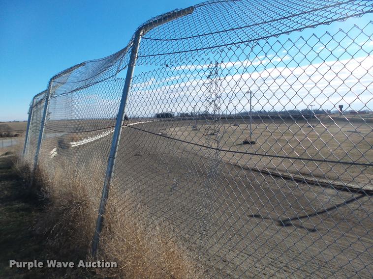 image for item F1752 12' chain link catch fence