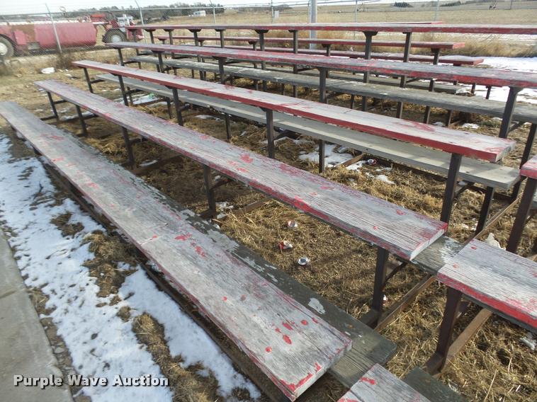 image for item F1755 (14) wood bleachers