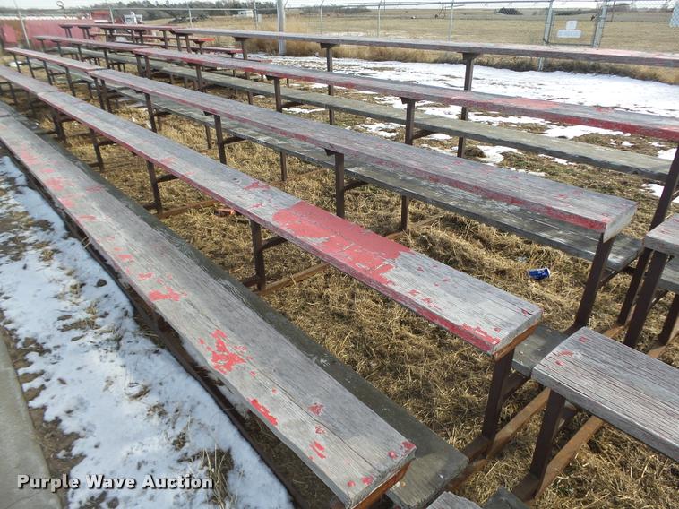image for item F1755 (14) wood bleachers