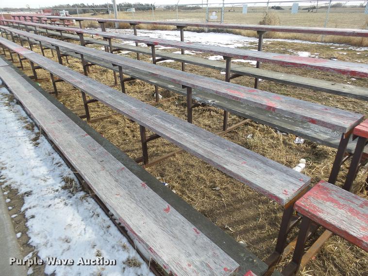 image for item F1755 (14) wood bleachers