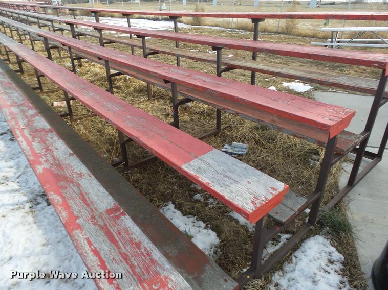 image for item F1755 (14) wood bleachers