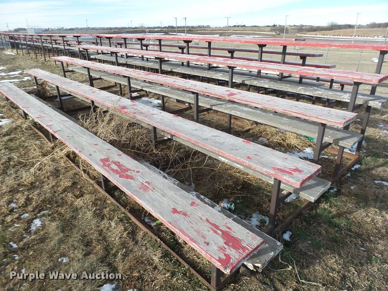 image for item F1755 (14) wood bleachers