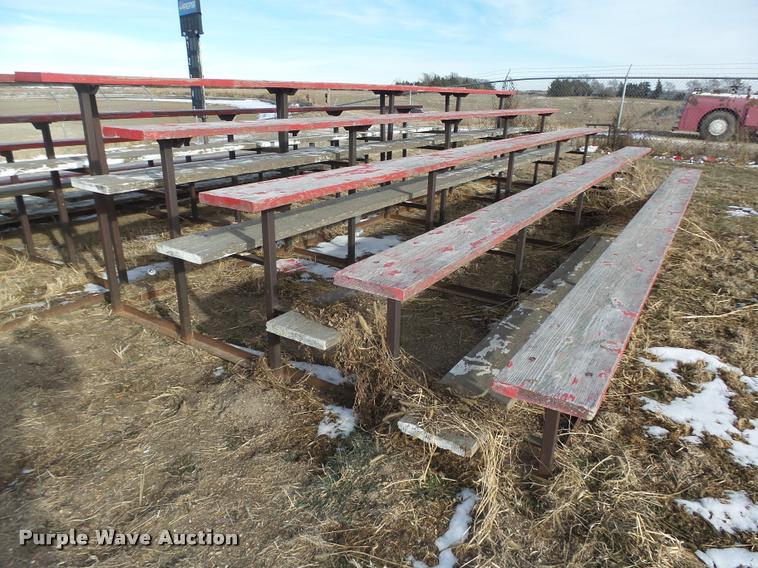 image for item F1755 (14) wood bleachers