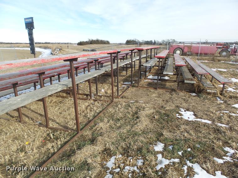 image for item F1755 (14) wood bleachers