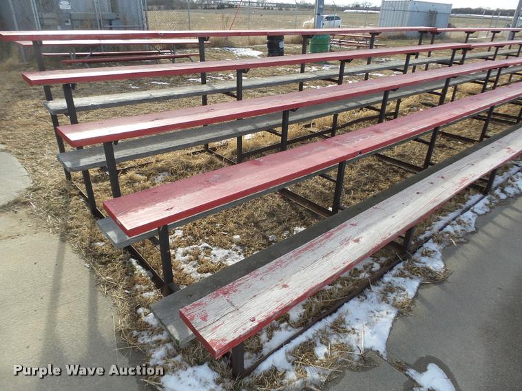 image for item F1755 (14) wood bleachers