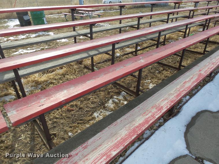 image for item F1755 (14) wood bleachers