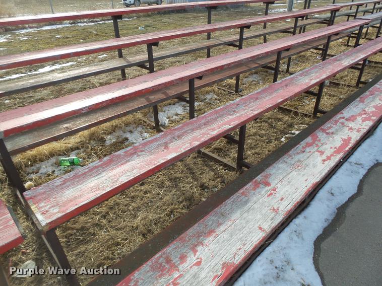 image for item F1755 (14) wood bleachers