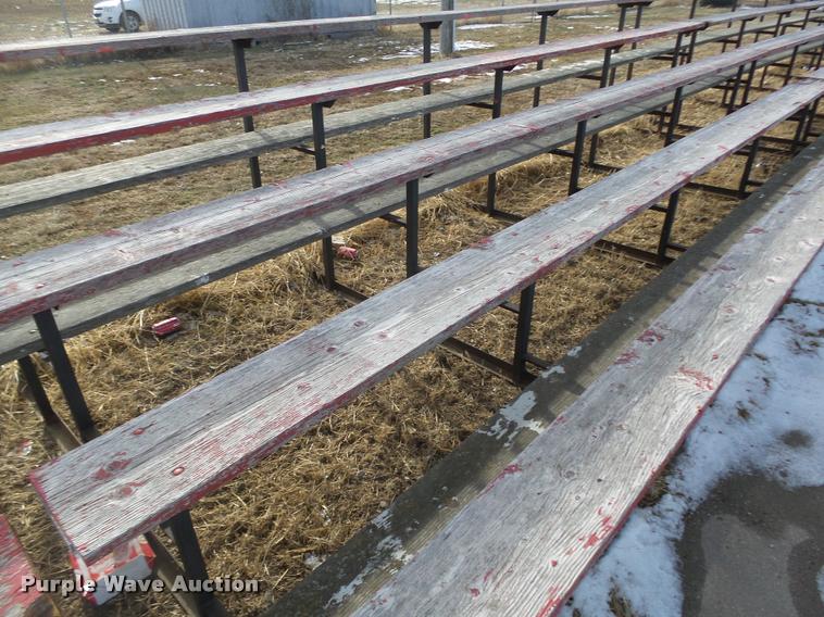 image for item F1755 (14) wood bleachers