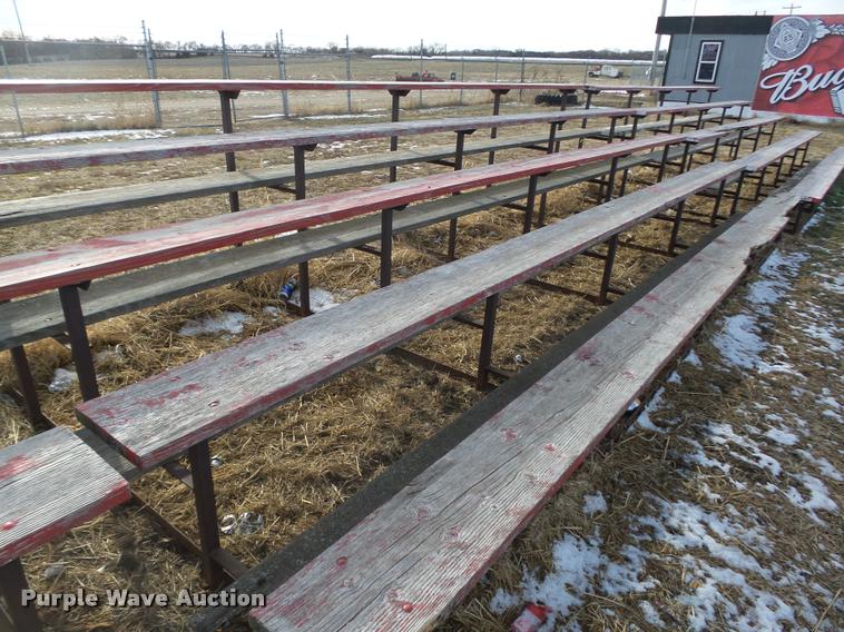 image for item F1755 (14) wood bleachers
