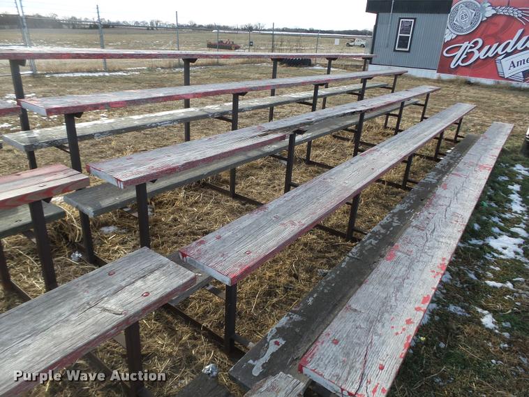 image for item F1755 (14) wood bleachers