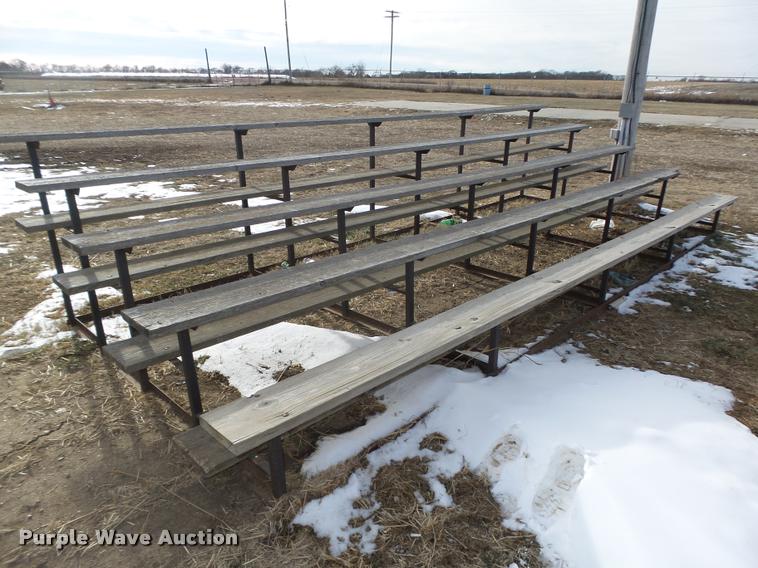 image for item F1755 (14) wood bleachers