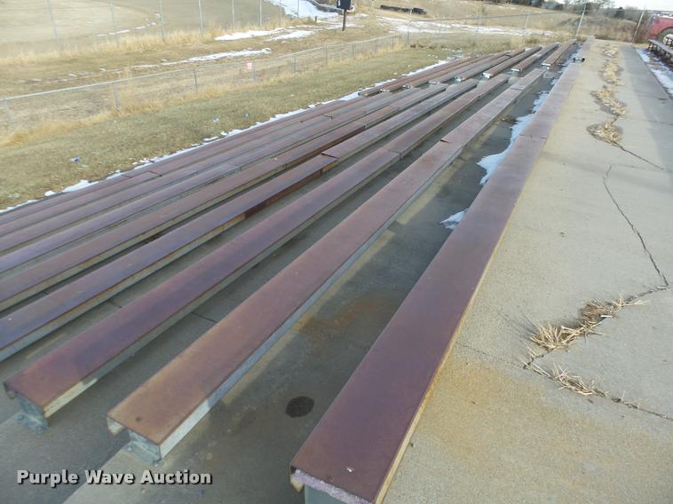 image for item F1756 (6) sections of steel covered bleachers