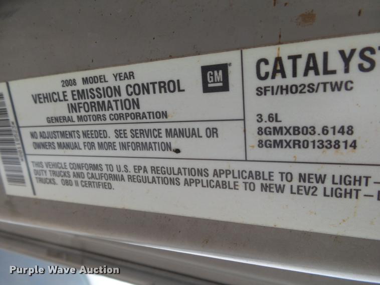 image for item K1006 2008 Cadillac SRX SUV