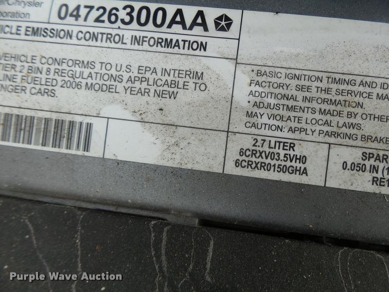 image for item K5629 2006 Dodge Magnum