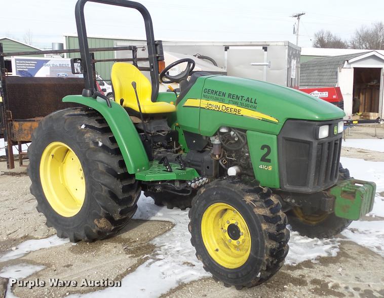 image for item K8063 John Deere 4105 tractor